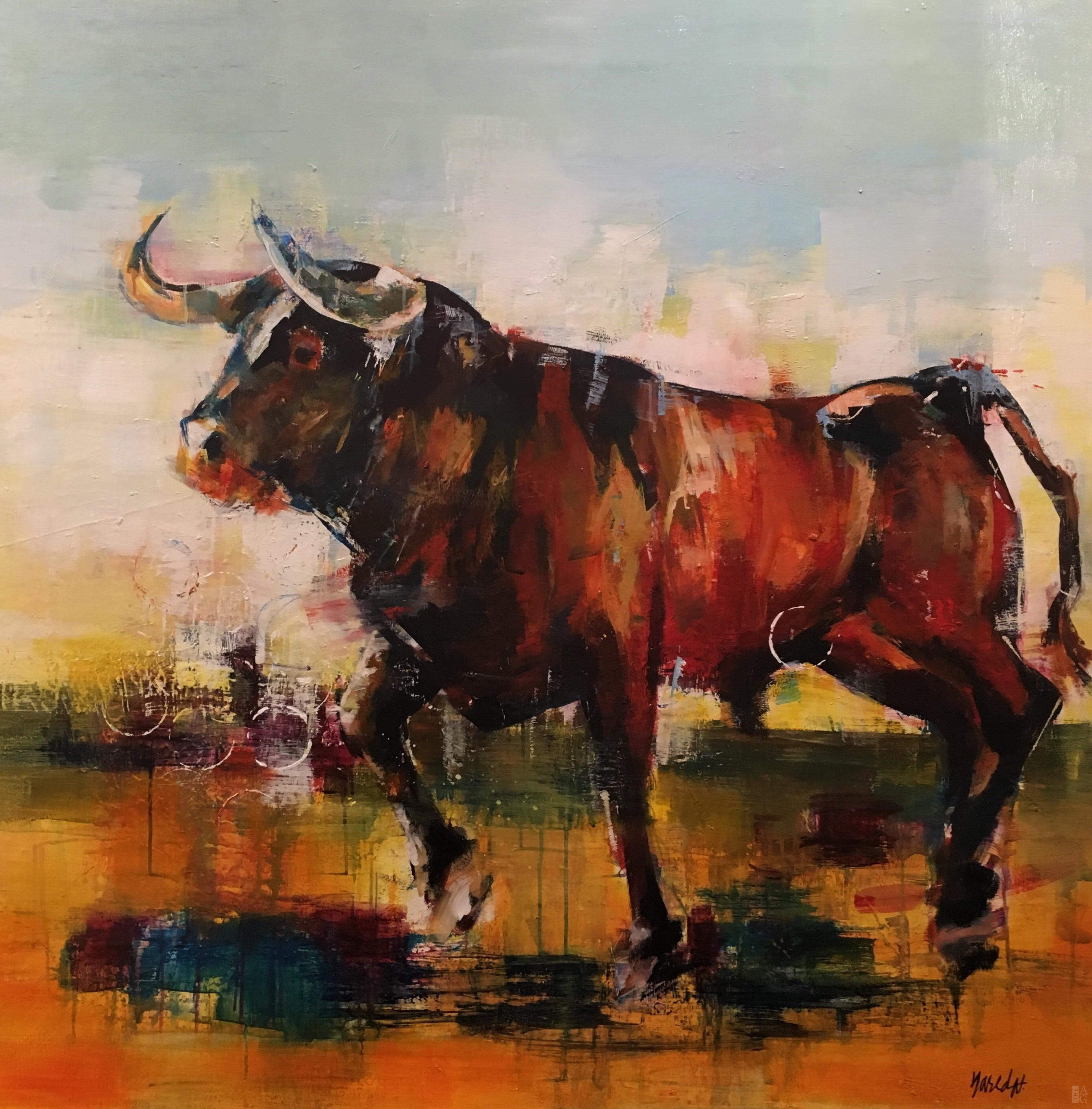 2773x2815 El Toro By Artist Yared Nigussu - Toro Painting