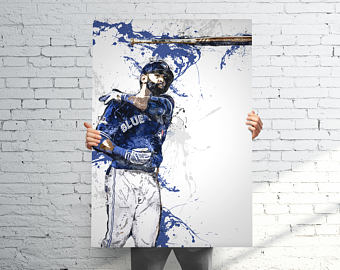 340x270 Jose Bautista Etsy - Toronto Blue Jays Painting