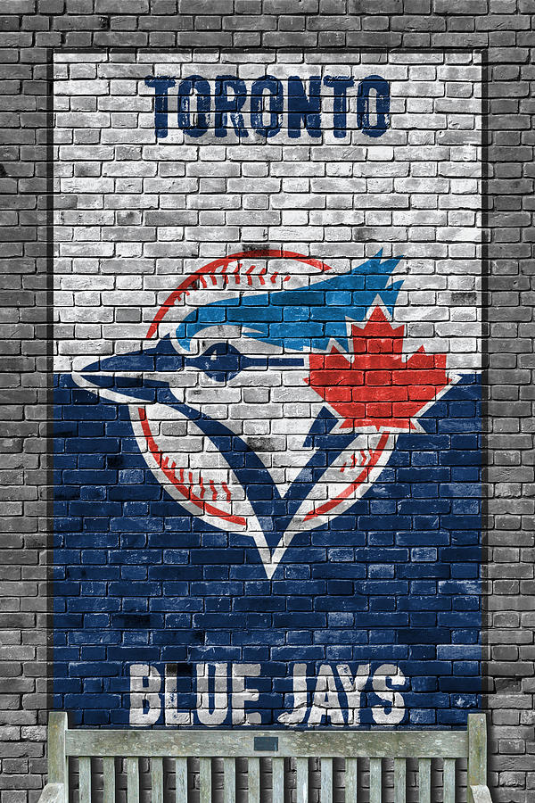 600x900 Toronto Blue Jays Brick Wall Painting By Joe Hamilton - Toronto Blue Jays Painting