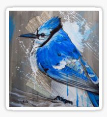 210x230 Toronto Blue Jays Painting Amp Mixed Media Stickers Redbubble - Toronto Blue Jays Painting
