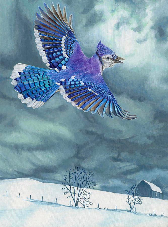 667x900 Blue Jay Painting Small Face Avocadohealthynutrition - Toronto Blue Jays Painting