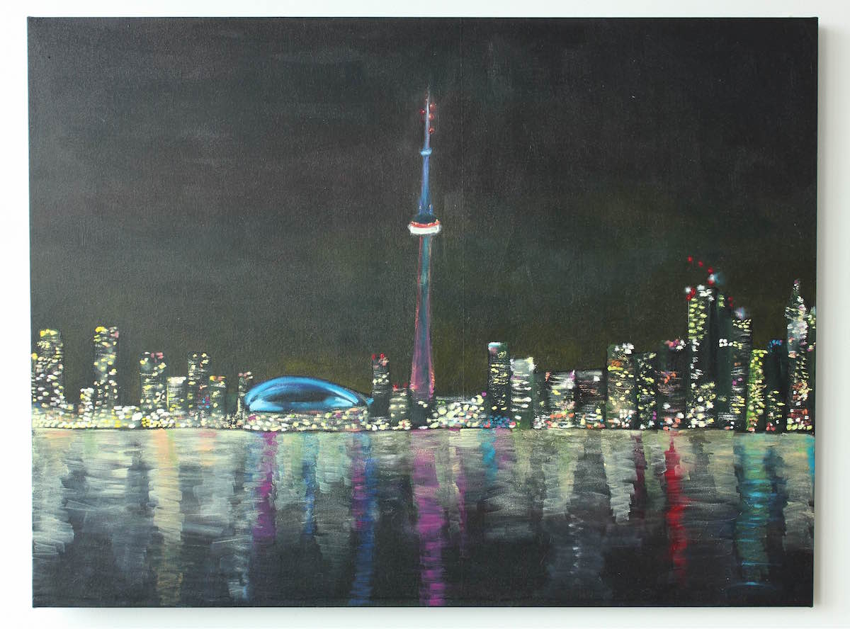 1200x888 Toronto Skyline - Toronto Skyline Painting