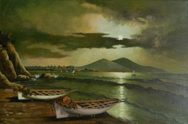 750x496 Antonio Torrielli Oil - Torrielli Painting