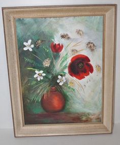 236x285 Art Large Gorgeous Vintage Original Oil Painting - Torrielli Painting