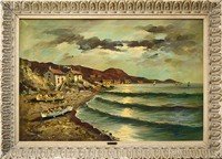 200x144 Antonio Torrielli (Italian 20th Century), Oil On Canva - Torrielli Painting