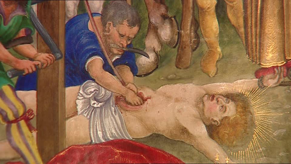 960x540 Painting Museum Aschaffenburg Germany Sd Stock Video 981 - Torture Painting