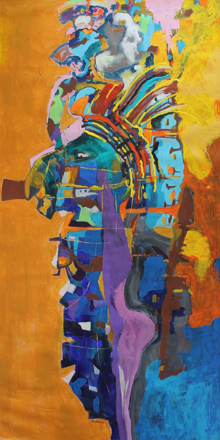 770x1542 Saatchi Art Totem Painting By Okan Atac - Totem Painting
