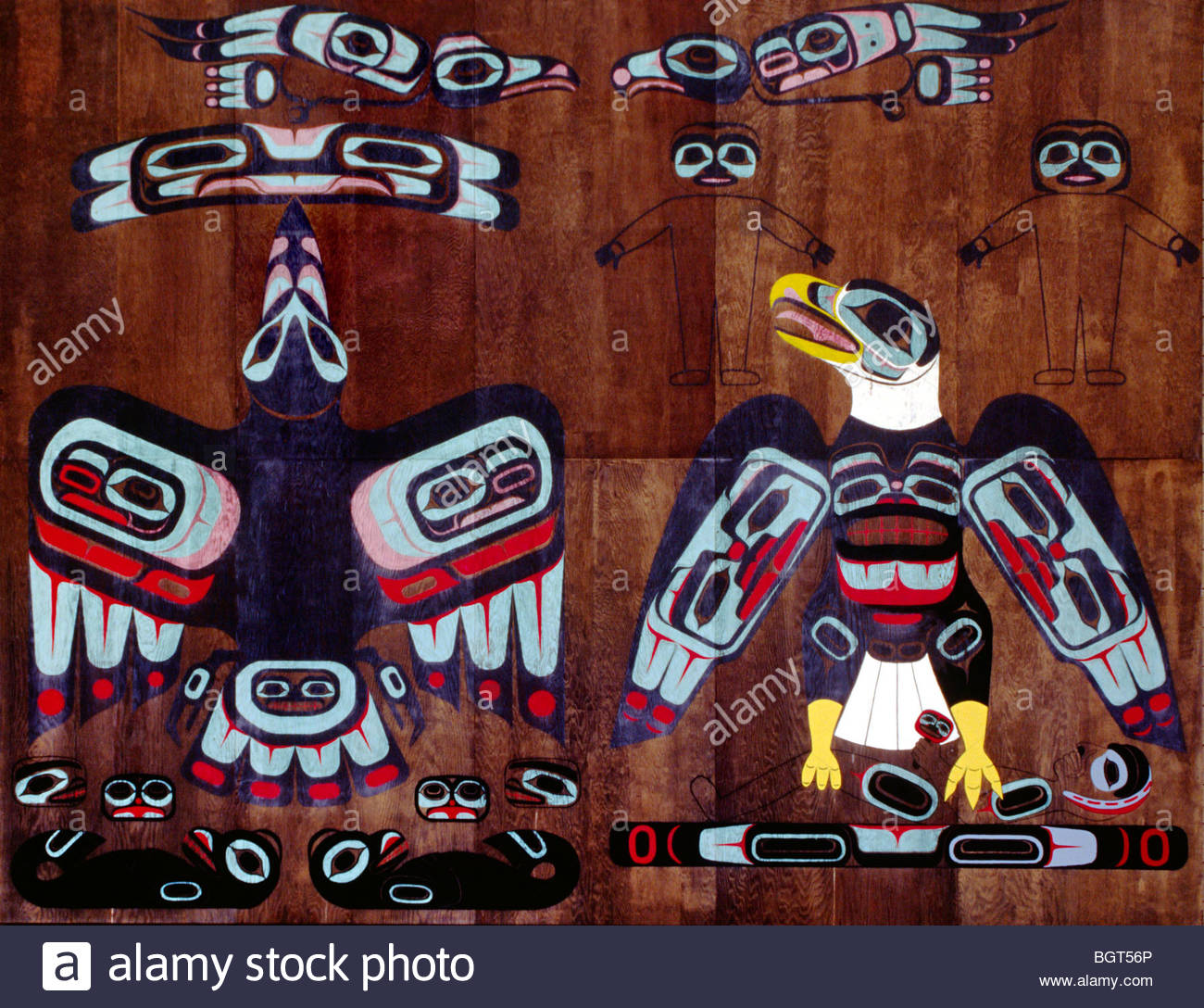 1300x1088 Inuit Totem Painting - Totem Painting