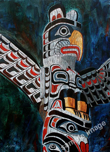 365x504 Interpretive Style Page 2 - Totem Pole Painting