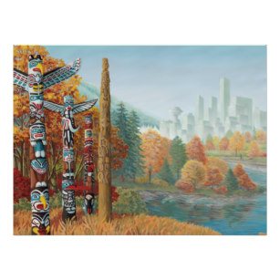 Totem Pole Painting at PaintingValley.com | Explore collection of Totem ...