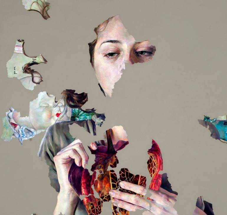 770x731 Saatchi Art Empathy Painting By Agnes Toth - Toth Painting