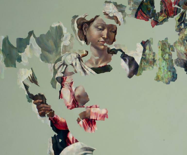 770x638 Saatchi Art The Unspeakable , Detail Painting By Agnes Toth - Toth Painting