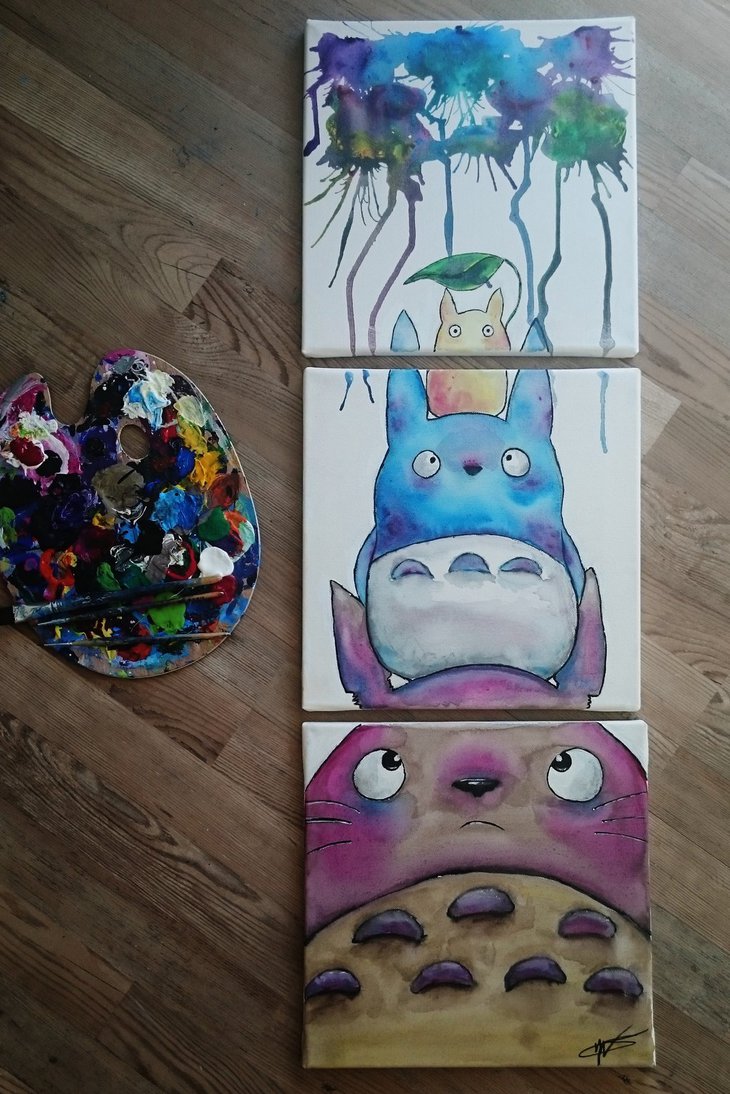 730x1094 Totoro Painting By Sedachan - Totoro Painting