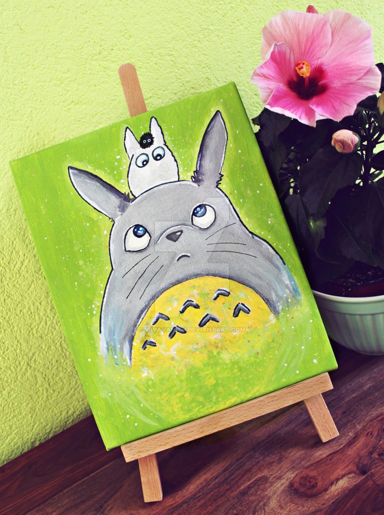 772x1034 Totoro Painting By Viivavanity - Totoro Painting
