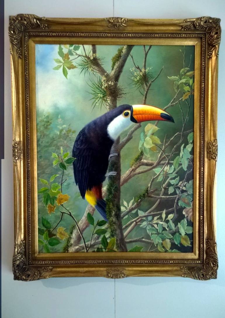 770x1087 Saatchi Art De Al Sur - Toucan Bird Painting