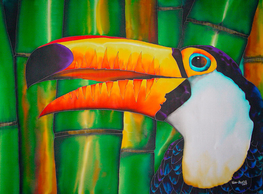 900x665 Toco Toucan Painting By Daniel Jean Baptiste - Toucan Bird Painting