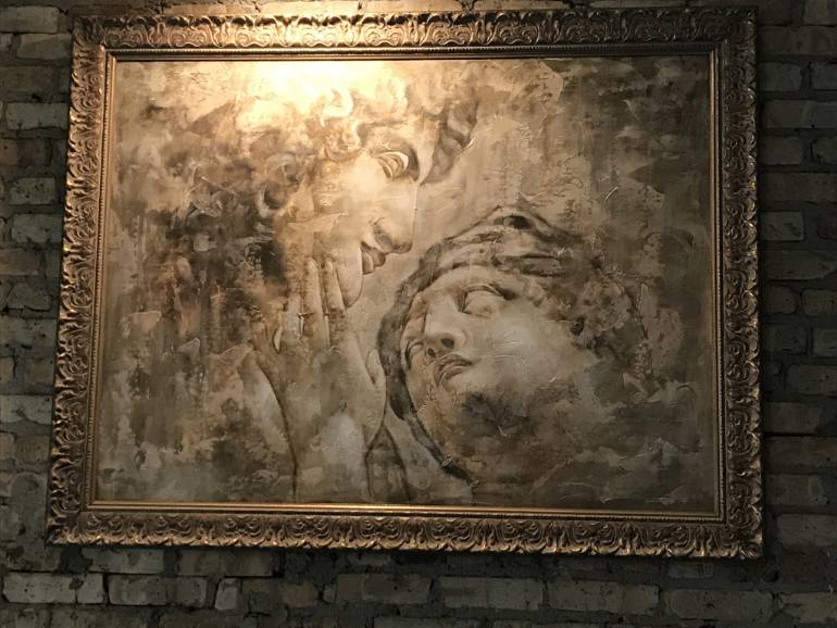 770x578 Saatchi Art Touch Of God Painting By Matthew Mcgrath - Touch Of God Painting