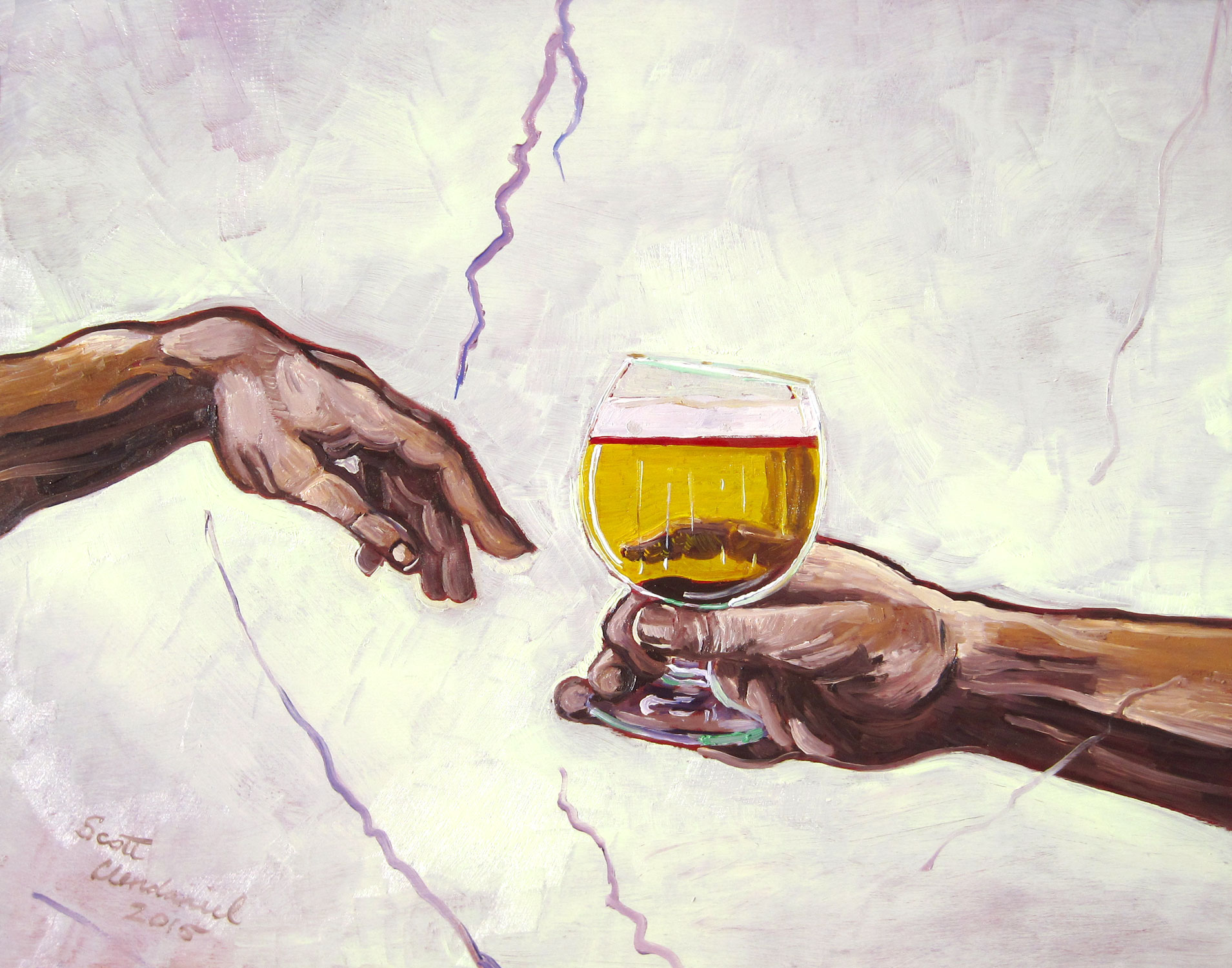 1909x1500 Thirsty Thursday Beer Painting - Touch Of God Painting
