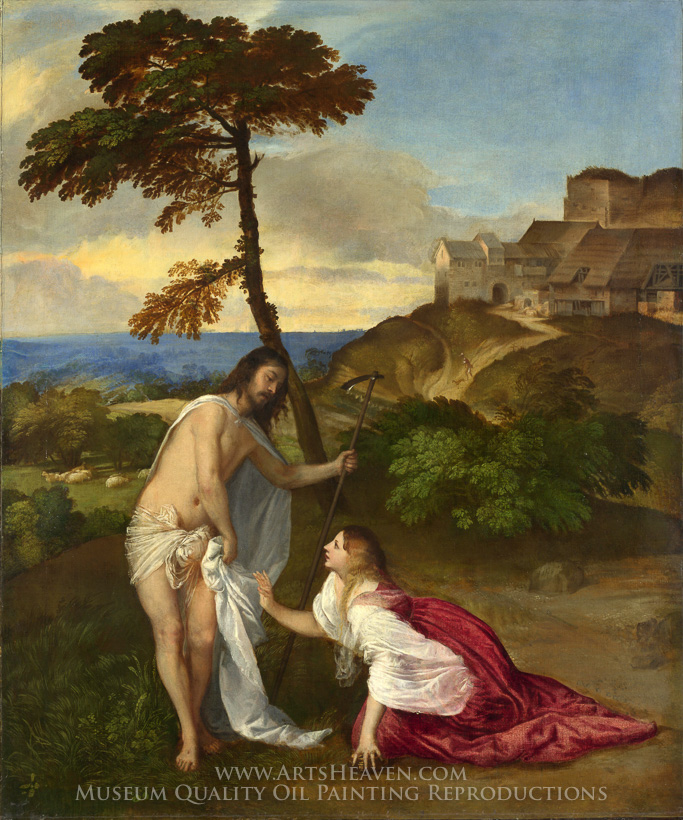 683x820 Reproduction Painting Titian Do Not Touch Me (Noli Me Tangere - Touch Painting