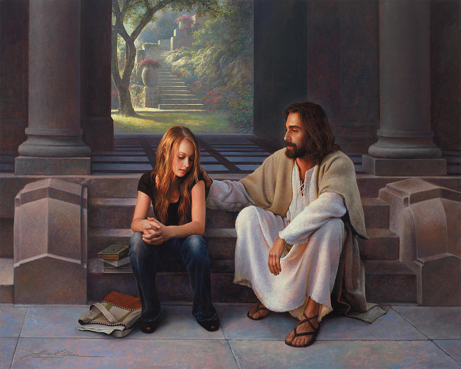 900x720 The Master's Touch Painting By Greg Olsen - Touch Painting