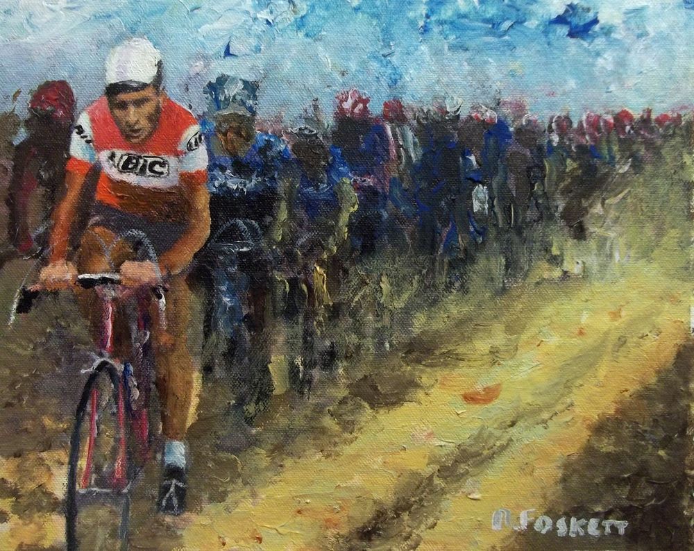 1000x794 Pin By Robert Foskett On Cycling Tour De France Tour - Tour De France Painting