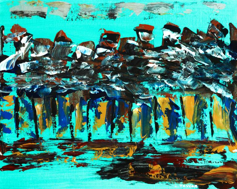 770x615 Saatchi Art Tour De France Painting By Lenny Taylor - Tour De France Painting