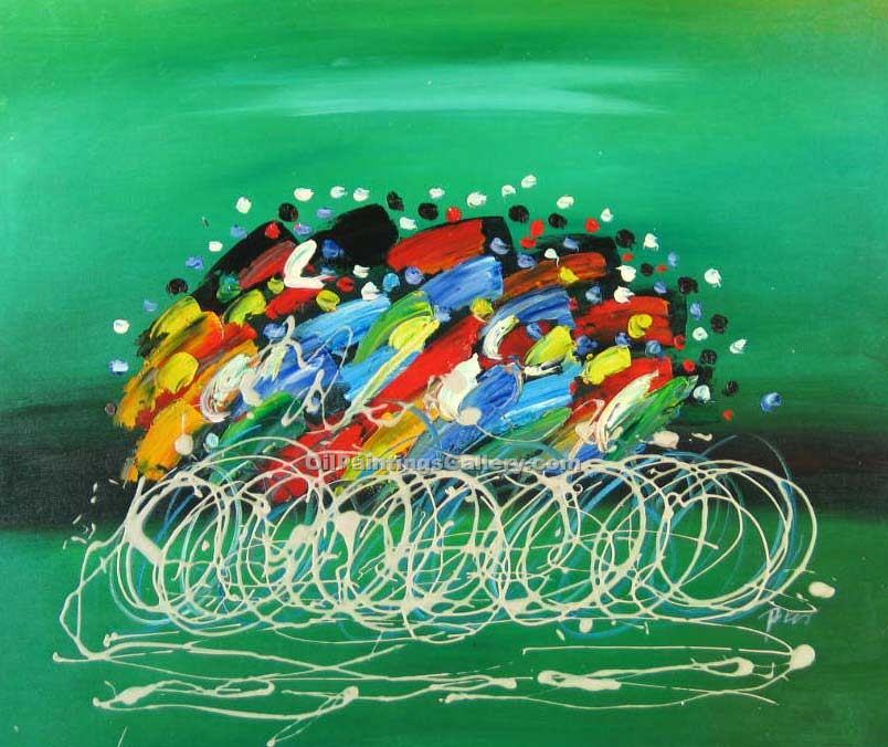 804x676 Tour De France 97 (Painting Id Ab 0297 Ka) - Tour De France Painting