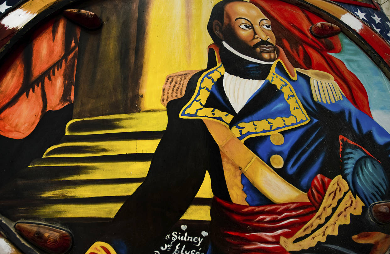 1242x810 The Black Napoleon - Toussaint L Ouverture Painting