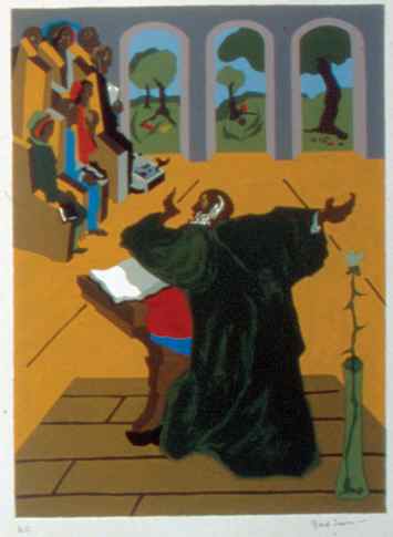 355x485 Jacob Lawrence Three Series Of Prints - Toussaint Louverture Painting