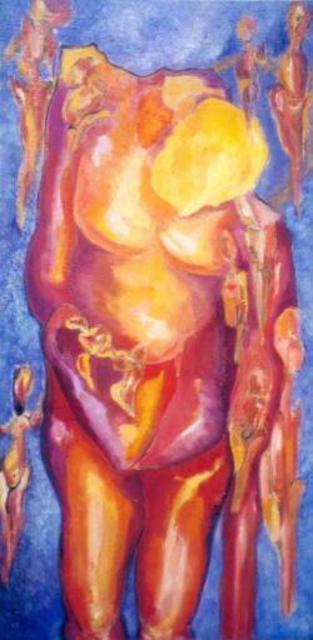 313x640 Corinne Medina Saludo Artwork Rennaissance Noire Black Rebirth - Toussaint Louverture Painting