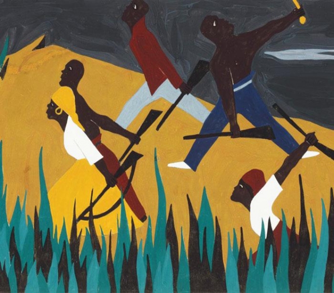 660x579 Historicism In Paint Jacob Lawrence's Toussaint L'Ouverture - Toussaint Louverture Painting