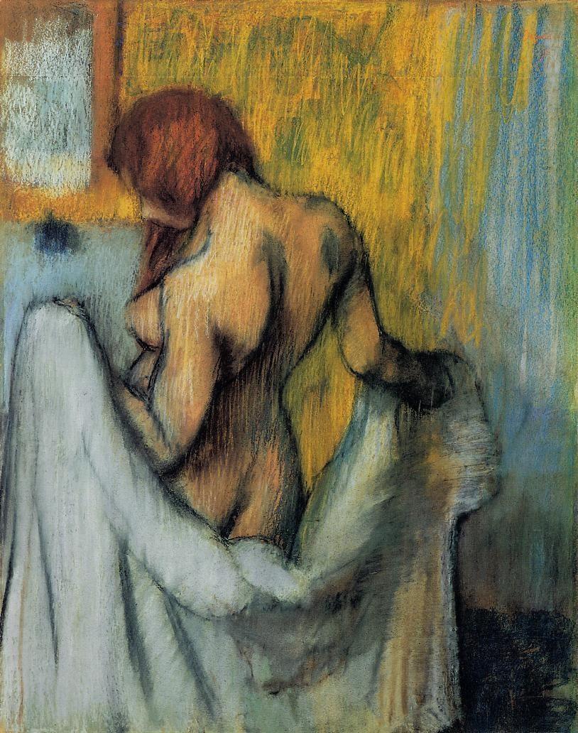 814x1032 Woman With A Towel - Towel Painting
