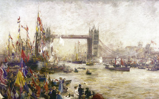 620x387 The Changing Face Of Tower Bridge - Tower Bridge Painting