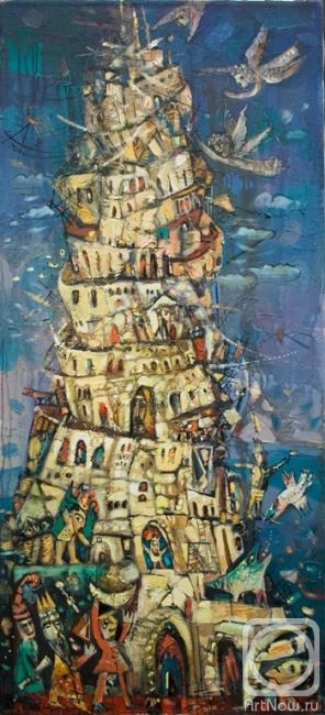 296x650 Painting Babel Buy On Artnow.ru - Tower Of Babel Painting