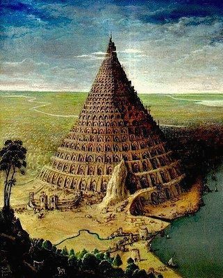 321x400 Paul Gosselin - Tower Of Babel Painting