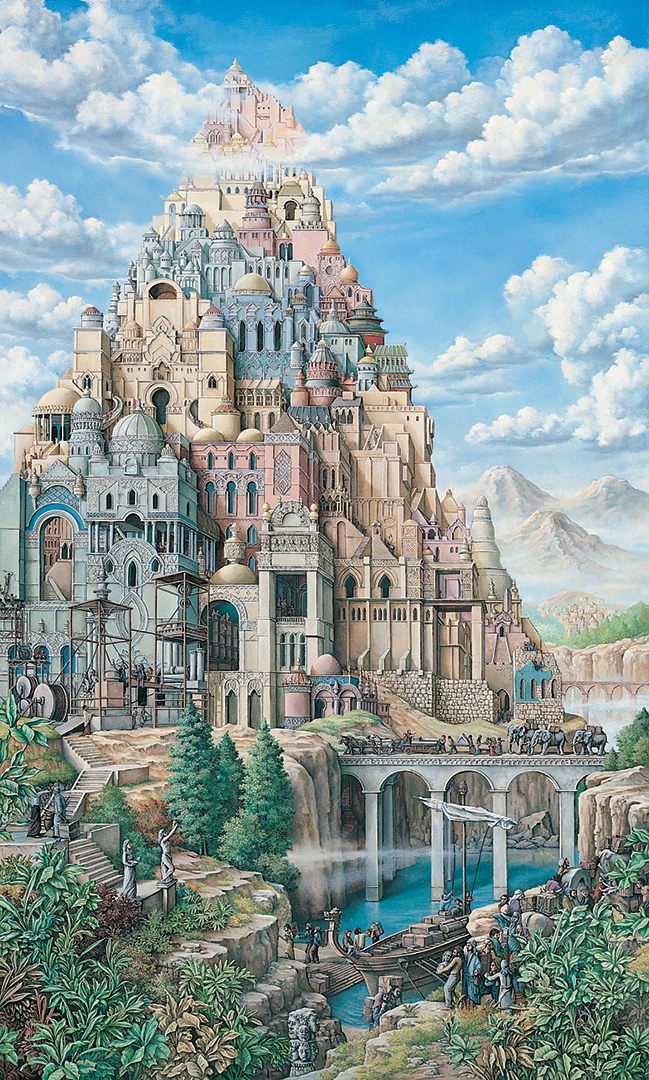 Tower Of Babel Painting at PaintingValley.com | Explore collection of ...