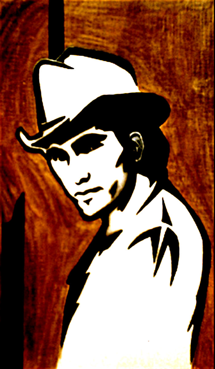 700x1200 Townes Van Zandt By Jeffdottavio - Townes Van Zandt Painting