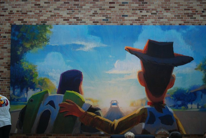 720x482 Pixar Motorama Toy Story 3 Painting Gigantic Painting - Toy Story 3 Painting