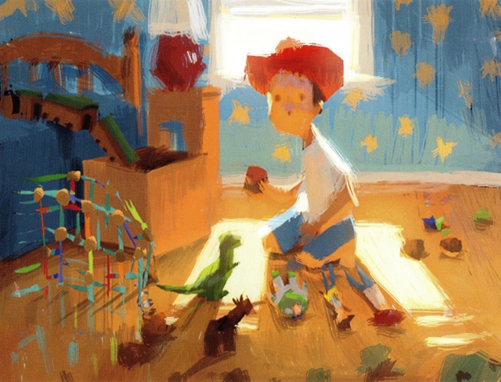 1024x780 The Amazing Digital Art - Toy Story 3 Painting