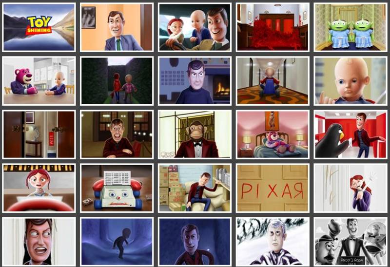 800x548 Toy Shining' - Toy Story 3 Painting