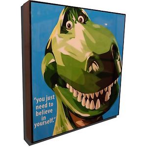 300x300 Rex Toy Story Art Poster Print Painting Photo Pixar Disney - Toy Story Painting