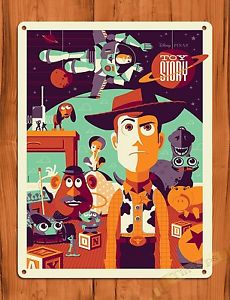 230x300 Tin Sign Toy Story Purple Art Painting Movie Ride Poster Ebay - Toy Story Painting
