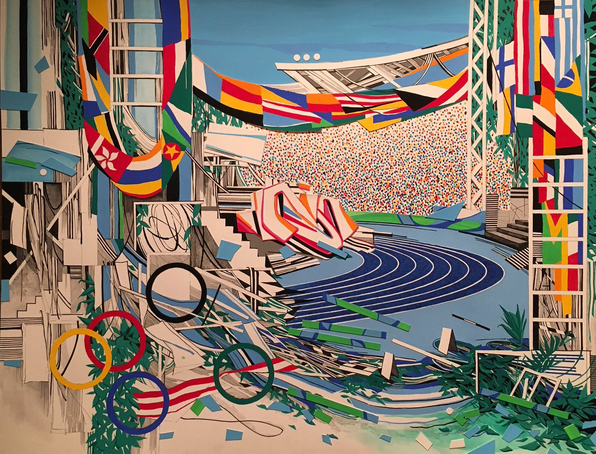 1200x915 Track And Field Painting Steph C On Twitter New - Track And Field Painting