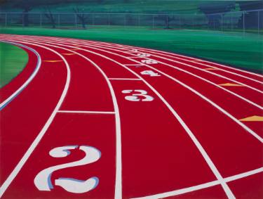 375x283 Tracks And Fields Collection Saatchi Art - Track And Field Painting