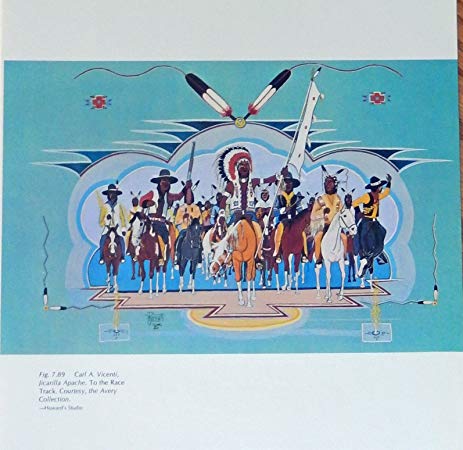 463x450 To The Race Track, Painting By Carl A. Vicenti, Print - Track Painting