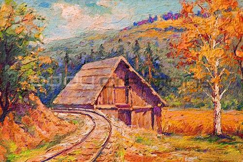 500x333 Figurative - Track Painting