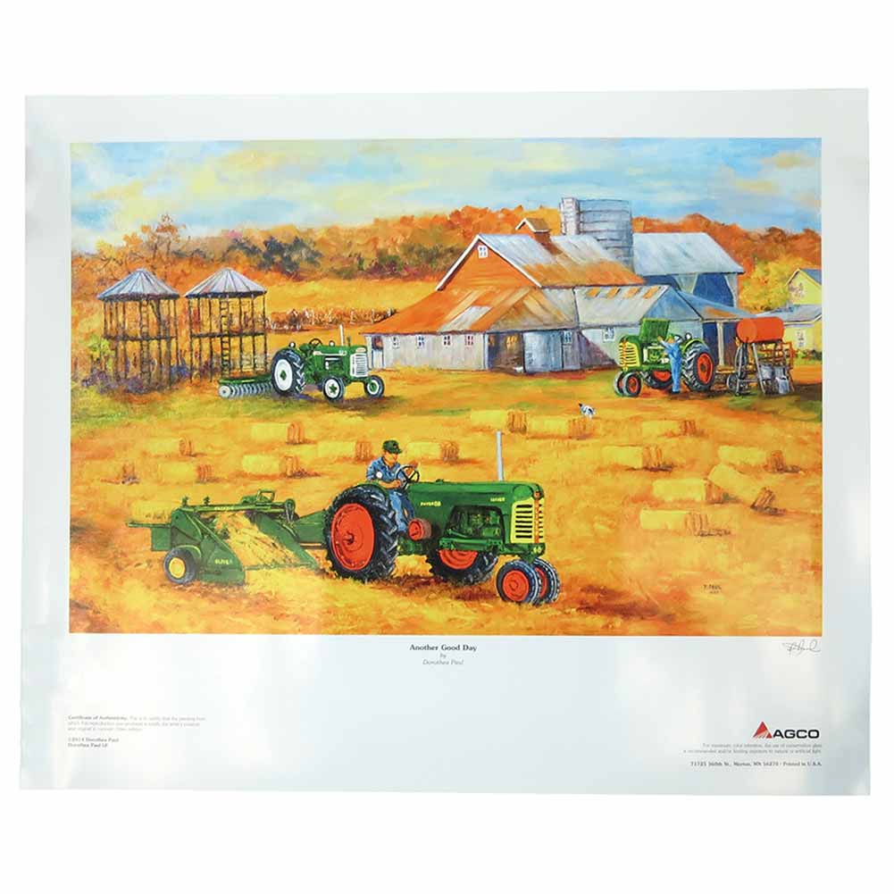 1001x1001 Oliver `another Good Day` Painting - Tractor Painting