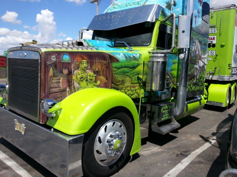 Tractor Trailer Painting at Explore collection of