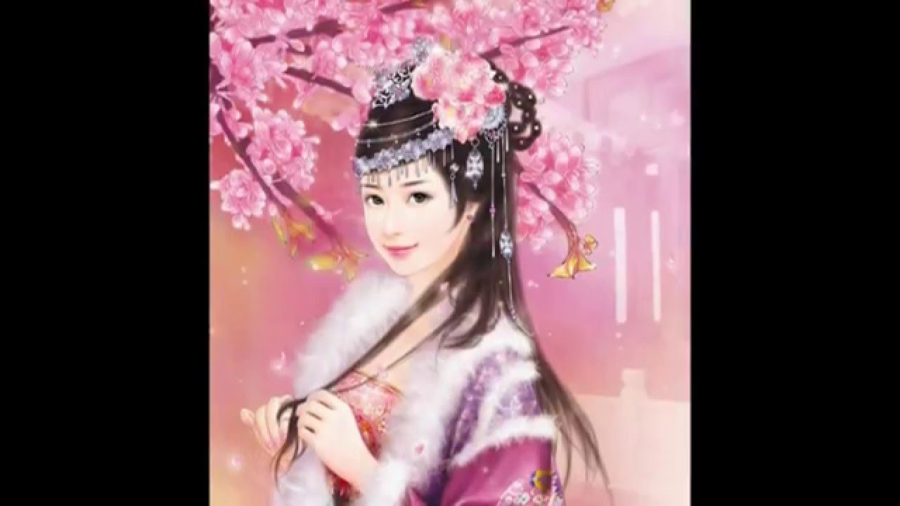1280x720 Most Beautiful Chinese Girl Paintings - Traditional Chinese Girl Painting