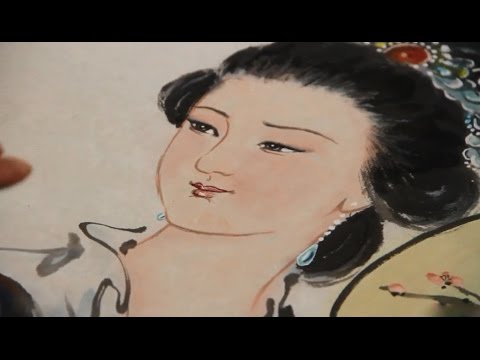 480x360 Traditional Chinese Figure Painting - Traditional Chinese Girl Painting